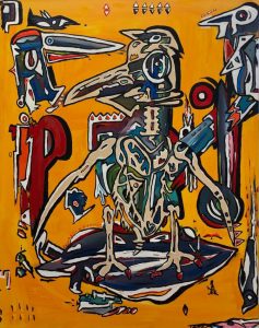 Iceland Penguin • Acryl auf Leinwand (v) 70x100