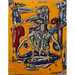 Iceland Penguin • Acryl auf Leinwand