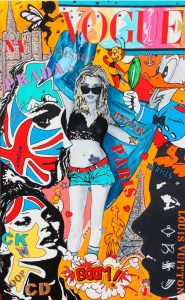 "Model" (ZORA) -Muse 100x160 Acryl/Leinwand